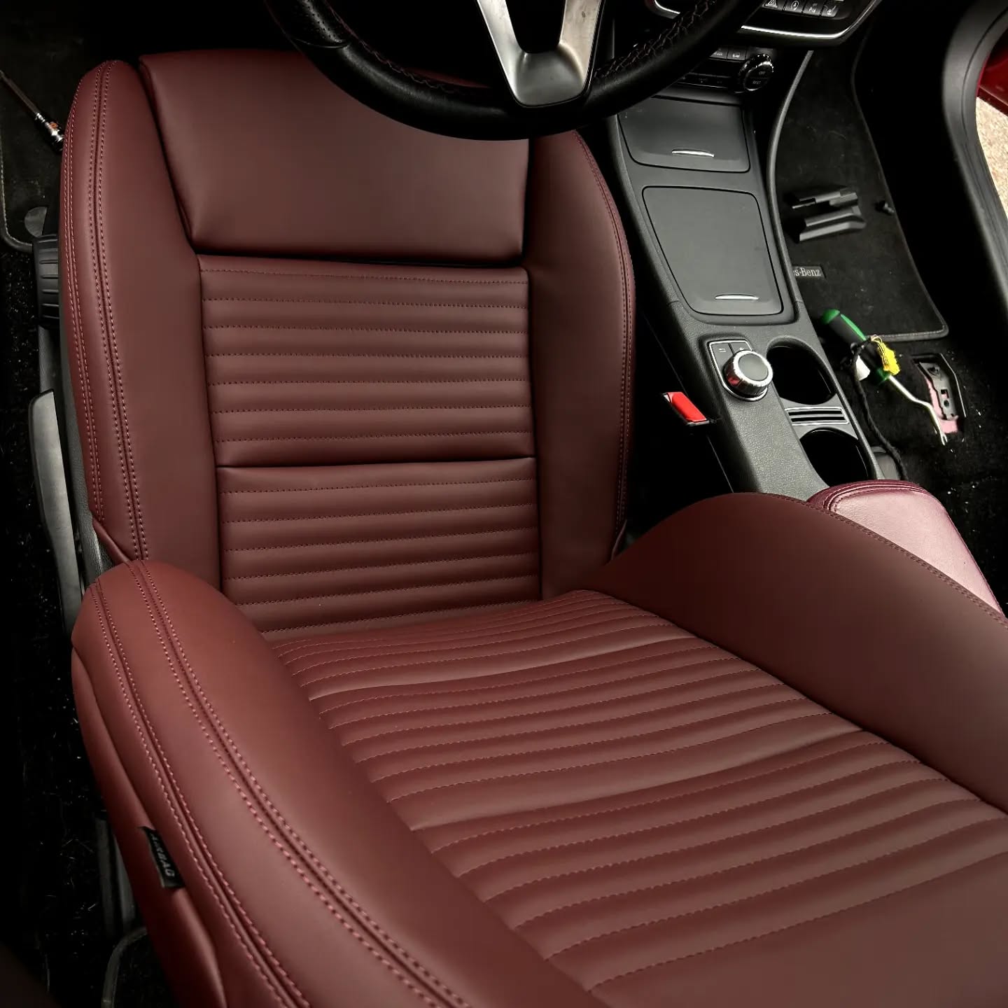 Перетяжка сидений Audi - премиальные материалы